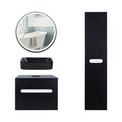 Набор мебели в ванную Q-TAP Virgo черный QT044VI43002