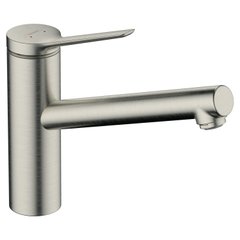 Змішувач для кухні одноважільний HANSGROHE Zesis M33 сатин латунь 74802800