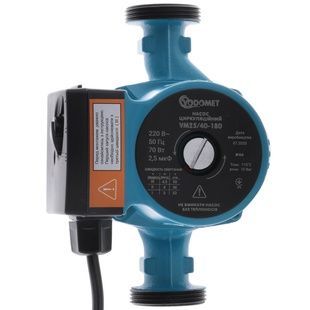 Насос циркуляционный VODOMET с мокрым ротором VM25/40-180 70Вт 3м&sup3;/ч Hmax 4.5м 1 1/2" VO0002