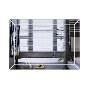 Зеркало в ванную MIXXUS Cubic 50x70см c подсветкой сенсорное включение антизапотевание прямоугольное MP6647