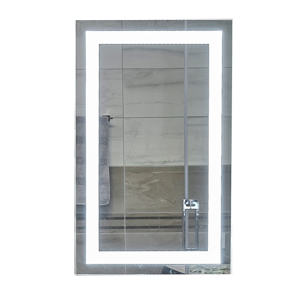 Зеркало в ванную UNIO MRR-01 SQR-AA 80x50см c подсветкой прямоугольное 000026924
