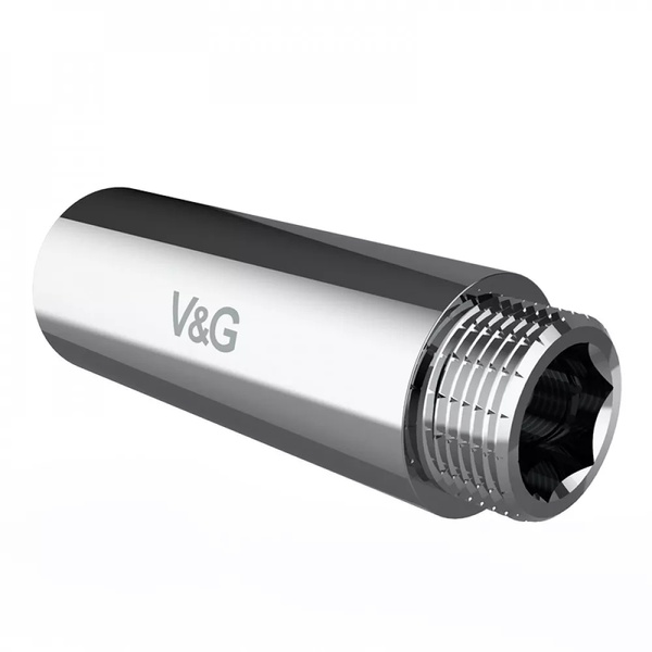 Удлинитель V&G VALOGIN латунь вн-нр 1/2" VG-210102
