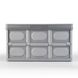 Ящик для хранения с крышкой MVM пластиковый серый 290x355x520 FB-1 55L GRAY 4 из 18
