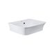 Раковина підвісна для ванної 495мм x 420мм Q-TAP Virgo білий прямокутна QT18112258W 4 з 8