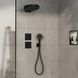 Внешняя часть смесителя без скрытой части HANSGROHE ShowerSelect Comfort E черный латунь 155x155мм 15575670 3 из 6