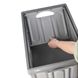 Ящик для хранения с крышкой MVM пластиковый серый 290x355x520 FB-1 55L GRAY 8 из 18
