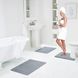 Набір килимків для ванної AQUARIUS AQ-U1462584417 800x500мм сірий 8 з 9