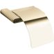 Тримач для туалетного паперу із кришкою MEXEN Adox округлий металевий золото MEX-70182333-50 1 з 2