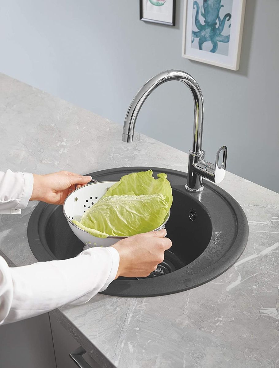 Змішувач для кухні одноважільний GROHE BauLoop 31368000 хром латунь CV031174
