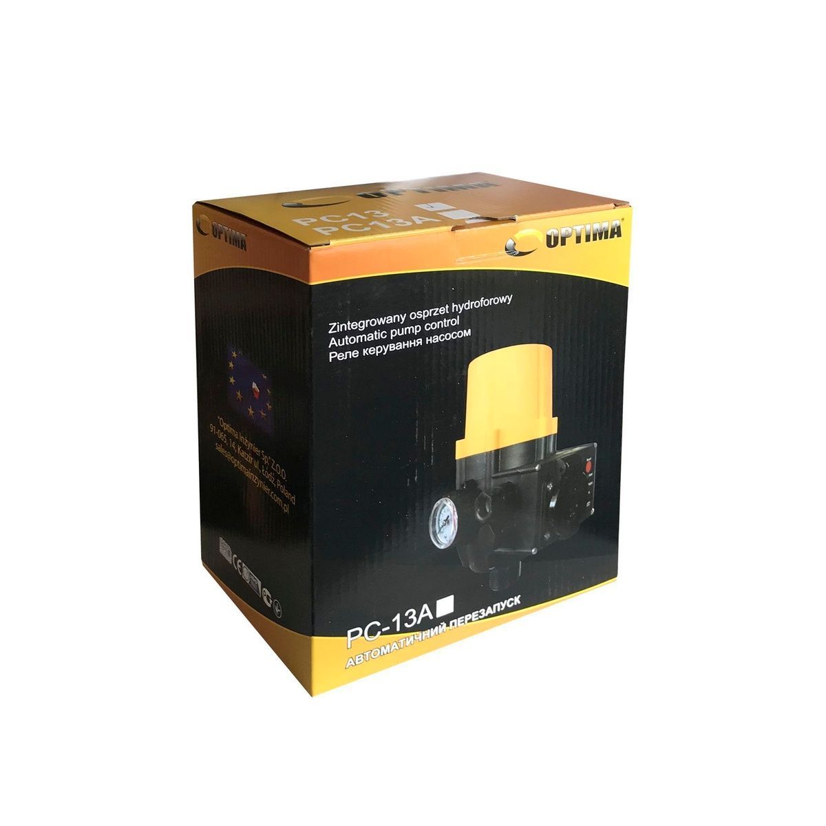 Контролер захисту сухого ходу для насосу OPTIMA 1.1 кВт 1" IP65 PC13A 000009650