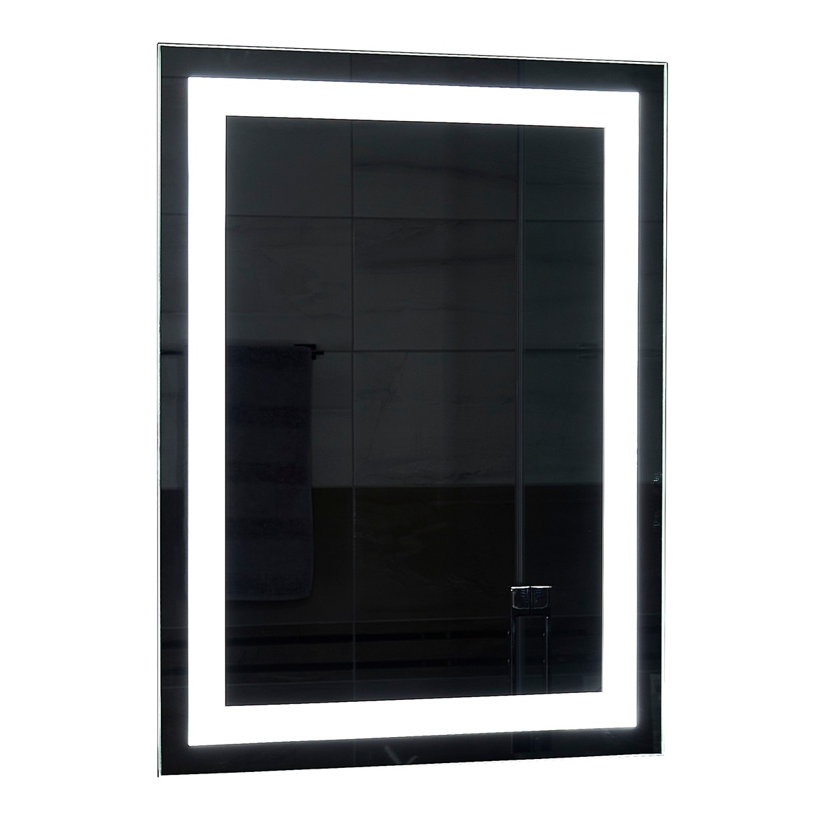 Зеркало в ванную UNIO MRR-01 SQR-AA 80x60см c подсветкой прямоугольное 000026925