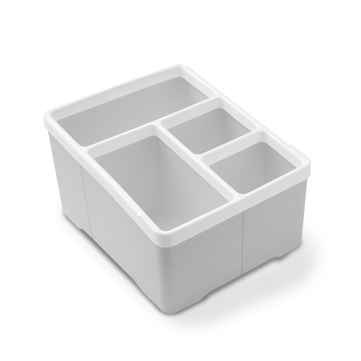 Набір аксесуарів для ванної MVM №10 прямокутний пластиковий сірий MVM-MH-10 white/gray