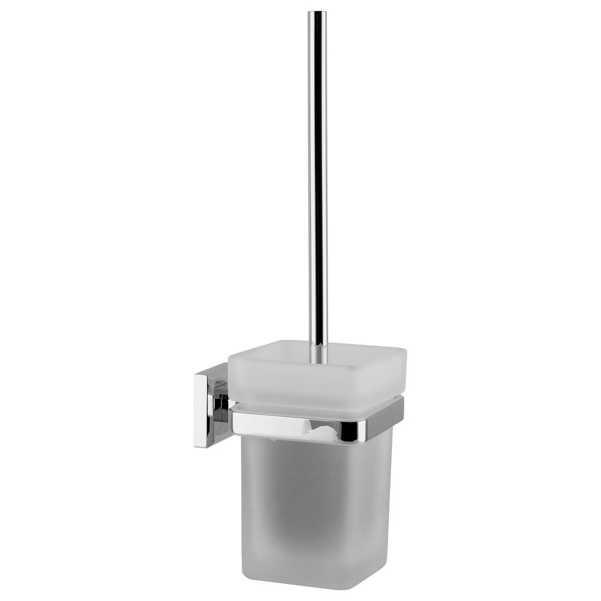 Ершик для унитаза настенный PERFECT SANITARY APPLIANCES КВ 9929A прямоугольный стеклянный хром 000012270
