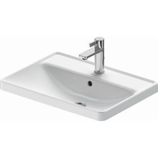 Умывальник врезной DURAVIT D-Neo на столешницу 600x440x170мм прямоугольный белый 0357600027