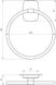 Держатель-кольцо для полотенец PERFECT SANITARY APPLIANCES RM 1003 000005204 155мм округлый металлический хром 3 из 3