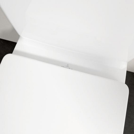 Унитаз-компакт напольный безободковый белый VILLEROY&BOCH O.novo сиденье микролифт выпуск в стену 4625R001_5788S101_8M36S101