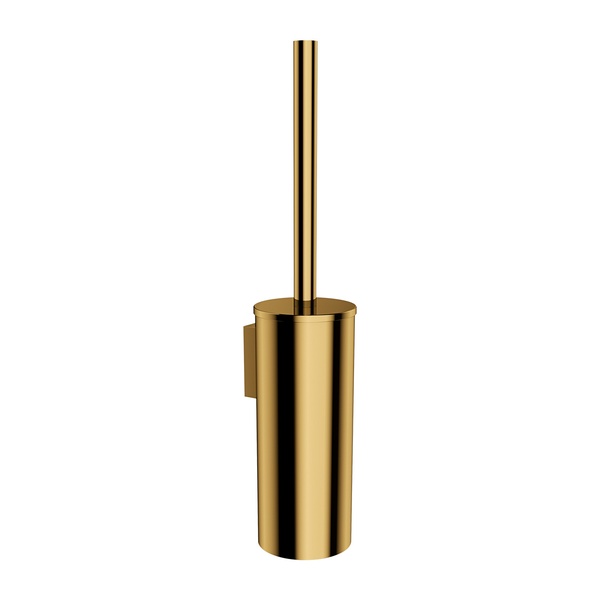 Йоржик для унітазу настінний OMNIRES Modern Project округлий металевий золото MP60621GL