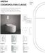 Кнопка зливу для інсталяції GROHE Arena Cosmopolitan пластикова пневматична подвійна глянцева біла 38844SH0 4 з 4