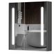 Шкафчик подвесной с зеркалом в ванную AQUARIUS Silver 70x75x15см c подсветкой серый AQ-U1665196099 1 из 2