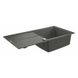 Кухонна мийка гранітна прямокутна GROHE K400 1000мм x 500мм чорний із сифоном 31641AT0 1 з 4