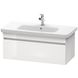 Тумба із умивальником DURAVIT DuraStyle 100x39.8x48см підвісна біла DS63822222111 1 з 3