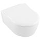 Унитаз подвесной безободковый белый VILLEROY&BOCH Avento с сиденьем с микролифтом 5656RSR1 1 из 15