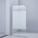 Стенка стеклянная для ванной левая распашная 150см x 82см LIDZ Brama стекло матовое 6мм профиль хром LBSS80150LCRML 7 из 7