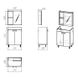 Набор мебели в ванную ROZZY JENORI ATLANT белый RJ02601WH 2 из 5