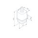 Дозатор для жидкого мыла AM.PM Gem A9036922 настенный на 250мл прямоугольный стеклянный черный 2 из 7