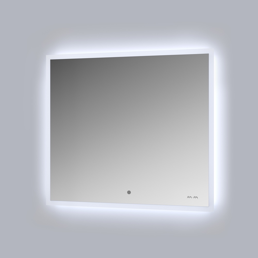 Зеркало прямоугольное в ванную AM.PM Spirit 2.0 60x80см c LED подсветкой сенсорное включение антизапотевание прямоугольное M71AMOX0801SA