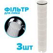 Набор из 3-х фильтров в ручку душевой лейки DROP FILTER-NANO-STICK очищает от механических примесей