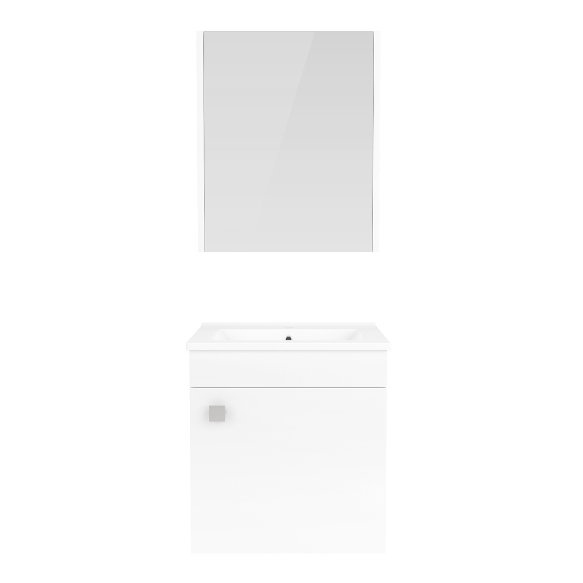 Набор мебели в ванную ROZZY JENORI ATLANT белый RJ02500WH