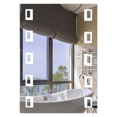 Зеркало прямоугольное для ванны LIDZ 140 70x50см c подсветкой сенсорное включение LD55781400803W