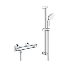 Змішувач у душову термостатний GROHE Precision Flow хром латунь з душовим набором 34841000