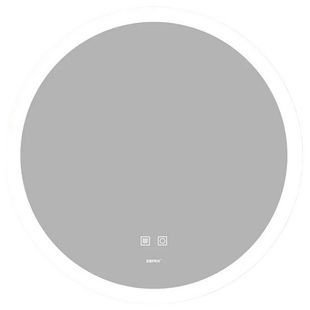 Зеркало в ванную ZERIX Solo 60x60см c подсветкой сенсорное включение антизапотевание круглое ZX6065