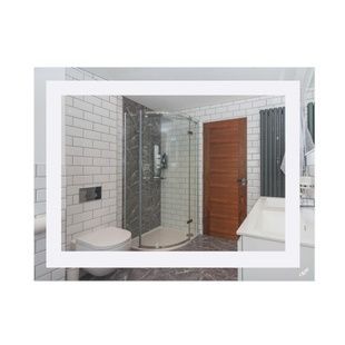 Дзеркало прямокутне у ванну Q-TAP Mideya Quadro 60см x 80см із підсвіткою QT207814187080W