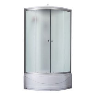 Гидромассажный бокс LIDZ c поддоном Tani 90x90x218см матовый витраж 4мм профиль сатин LTSB9090SATHIGHFB