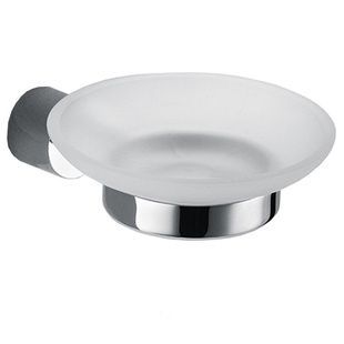 Мильниця настінна ASIGNATURA Delight 75602800 округла скляна хром