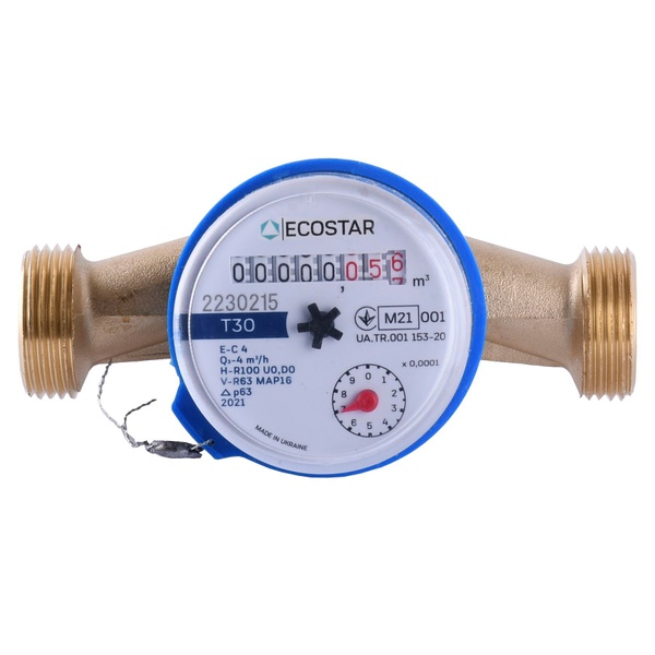 Лічильник для холодної води ECOSTAR E-C 4 DN20 3/4" 000021864