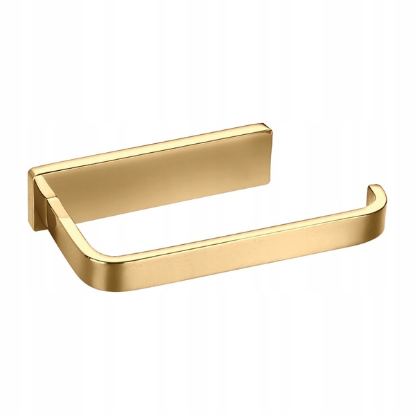 Тримач для туалетного паперу OMNIRES DARLING прямокутний металевий золото DA70510GL