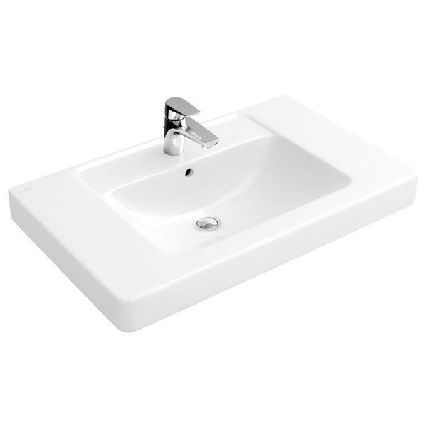 Раковина підвісна у ванну 800мм x 485мм VILLEROY&BOCH VERITY DESIGN білий прямокутна 51038001