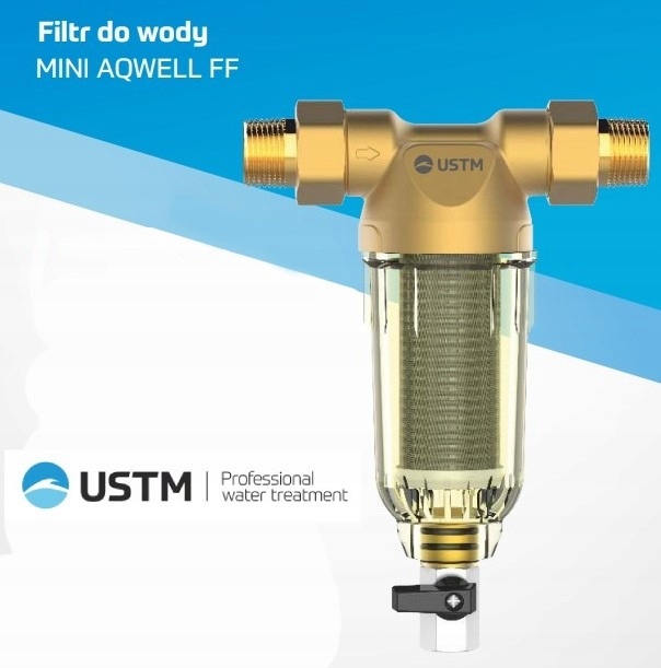 Фильтр самопромывной USTM для холодной воды 1" WF FF MINIAQWELL