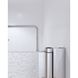 Стінка скляна для ванної права розпашна 130см x 79см Q-TAP Standard скло матовое 6мм профіль хром STDCRM407513APR 4 з 8