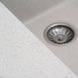 Мийка для кухні гранітна кутова PLATINUM 9950 PANDORA 990x500x200мм без сифону на півтори чаші біла PLS-A25192 5 з 5