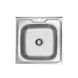 Мийка для кухні із нержавіючої сталі квадратна накладна KRONER KRP 500x500x160мм матова 0.6мм із сифоном CV022819 1 з 4