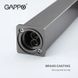 Cмеситель для умывальника с высоким изливом GAPPO графит латунь G1017-92 5 из 8