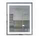 Зеркало в ванную UNIO MRR-01 SQR-AA 80x70см c подсветкой прямоугольное 000026926 1 из 5