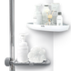 Набір аксесуарів для ванної MVM №9 округлий пластиковий сірий MVM-MH-09 white/gray 3 з 13