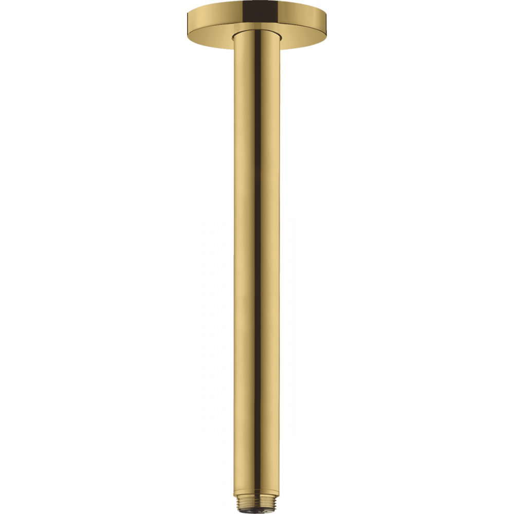 Кронштейн потолочный HANSGROHE для верхнего душа 300мм латунный золото 27389990