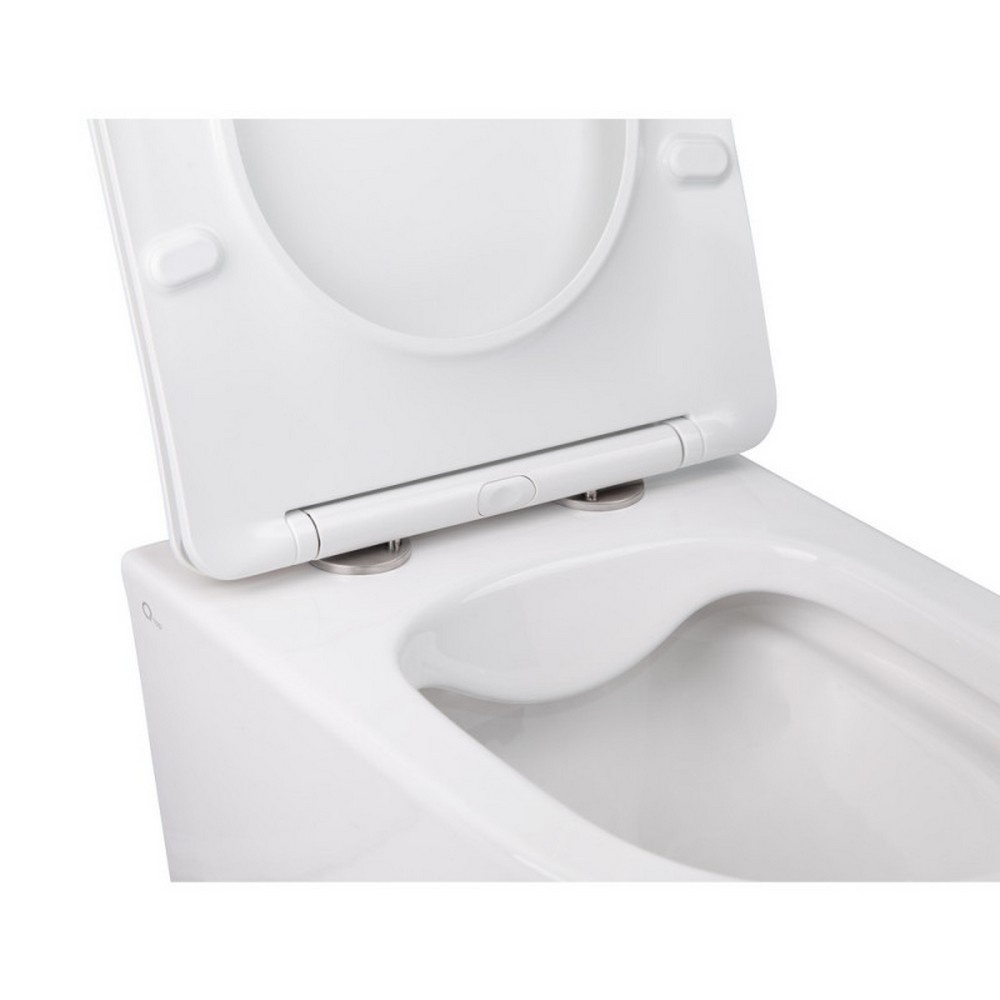 Комплект инсталляции GROHE Rapid SL кнопка белая безободковый унитаз Q-TAP с крышкой микролифт дюропласт 38722001QT16335178W2904800S
